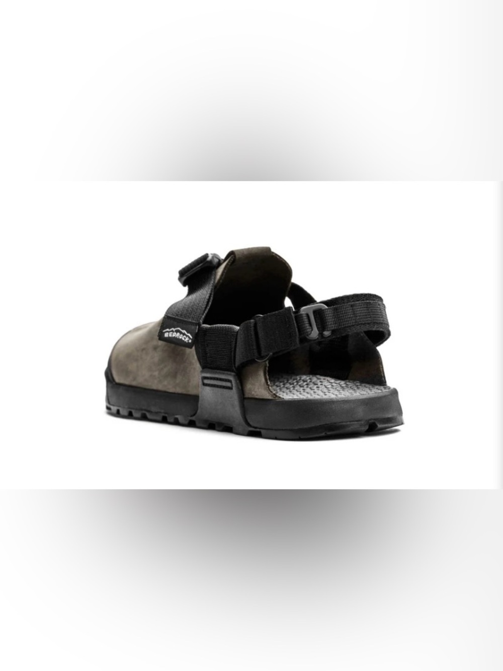 Mountain Clog -  Leather Suede  (driftwood) M7, W8 - Picture 2 of 7